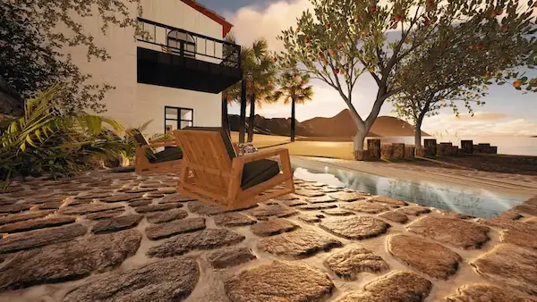 3D house rendered in Twinmotion